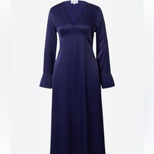 NWT Navy Satin Dress